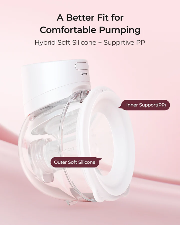 Momcozy S12 Pro Quick Handsfree Breast Pump - White (1pcs) 2