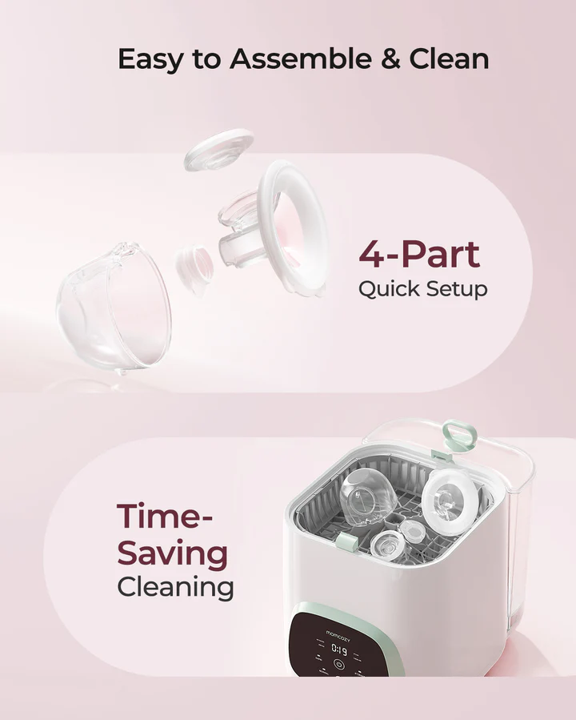 Momcozy S12 Pro Quick Handsfree Breast Pump - White (1pcs) 3