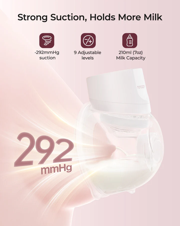Momcozy S12 Pro Quick Handsfree Breast Pump - White (1pcs) 4