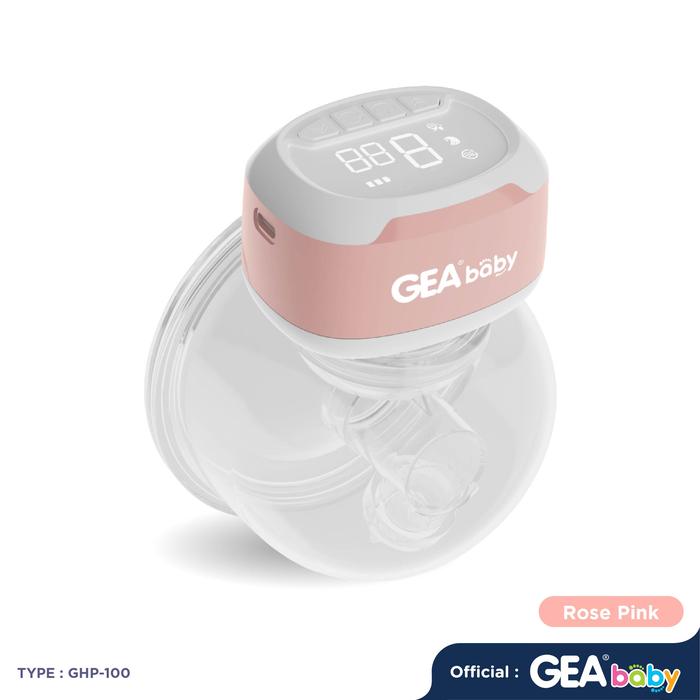 GEA BABY Cello Veola GHP-100 Handsfree Breast Pump - Rose