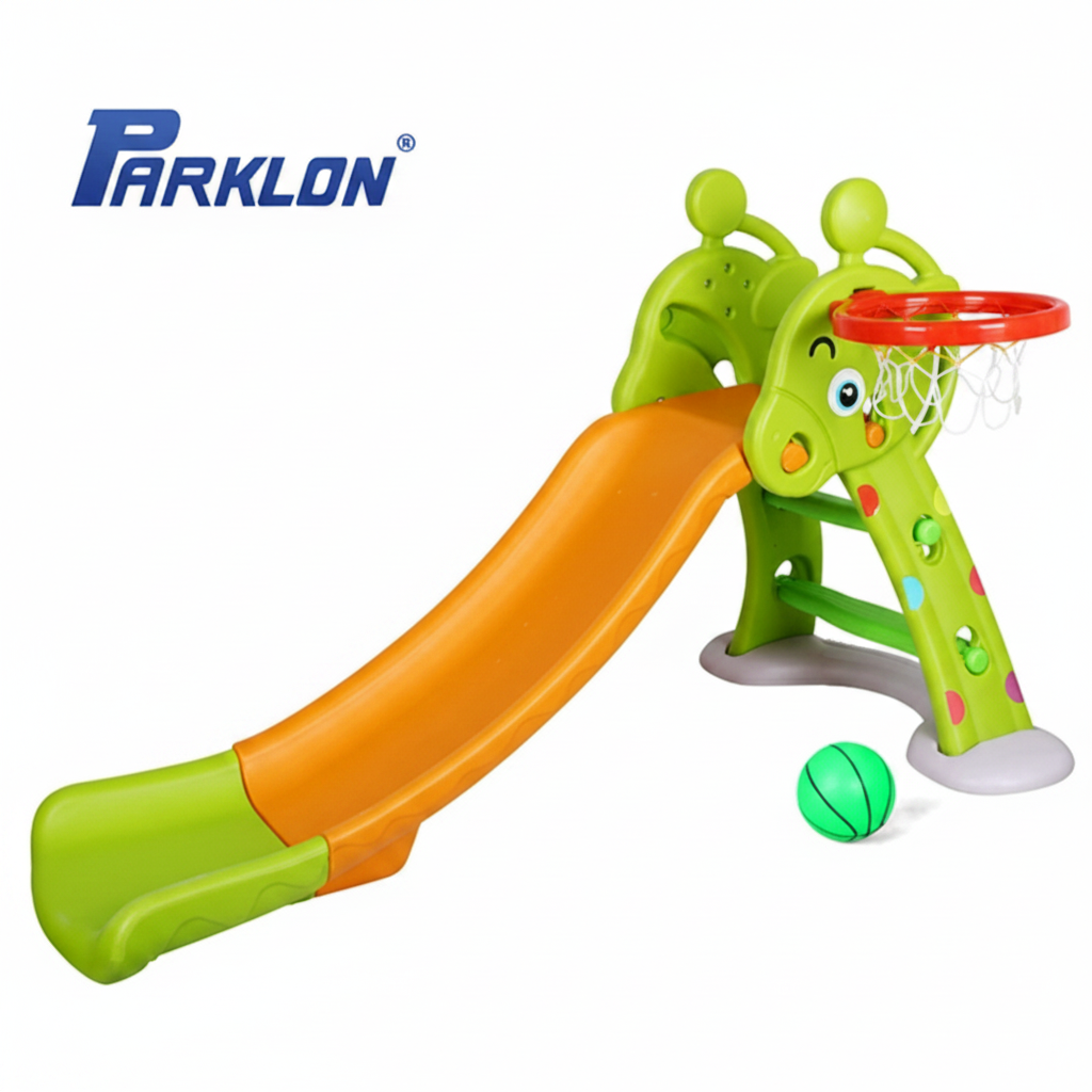 Parklon Fun Slide Perosotan – Green Orange (Defect)