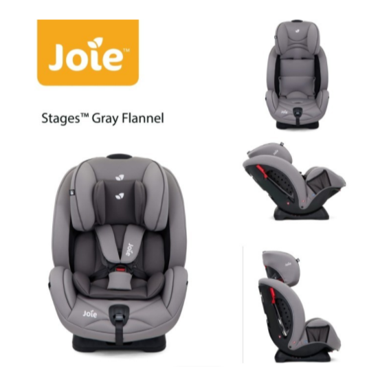 Joie Meet Stages Non ISOFIX Car Seat - Grey Flannel 2