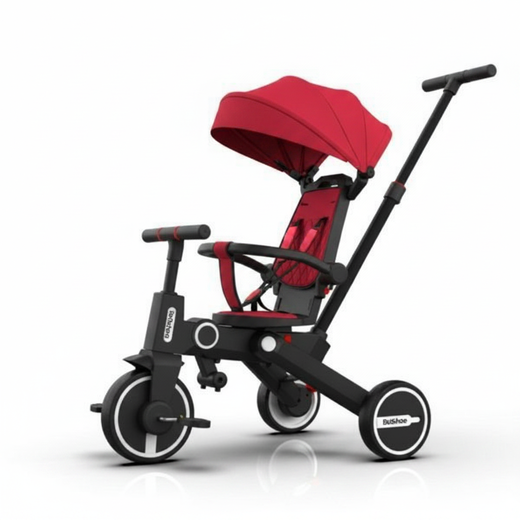 Bebehoo Gen 2 Folding Trike 3in1 – Red
