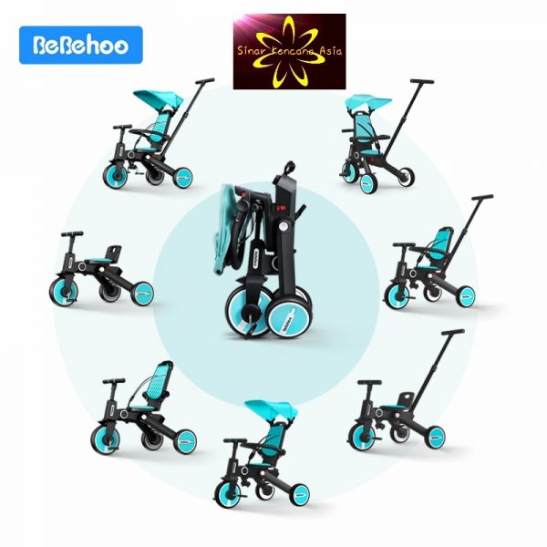 Bebehoo Gen 2 Folding Trike 3in1 – Red 3