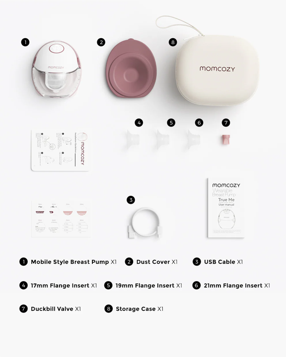 Momcozy M6 Mobile Style™ Hands-free Slim Breast Pump (1pcs) 3