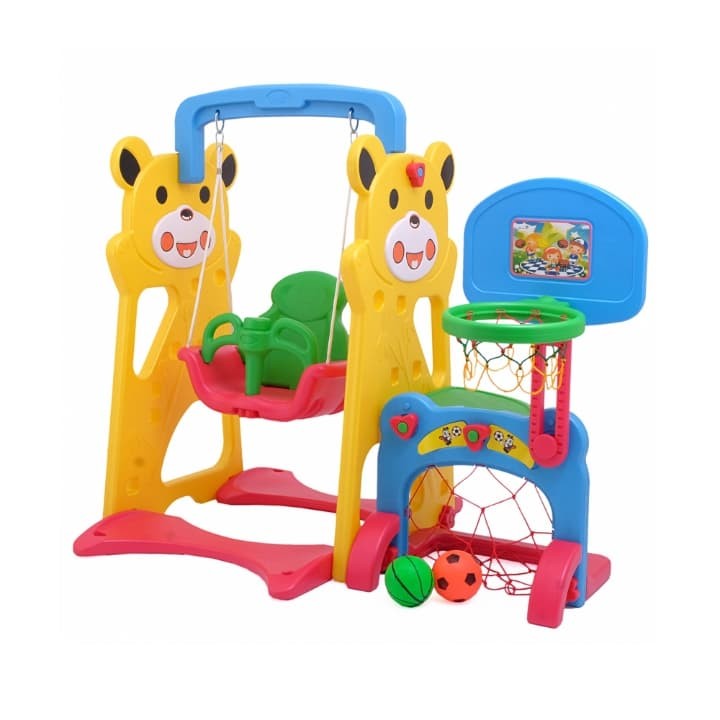 Labeille Panda Swing and Football Basketball – Yellow