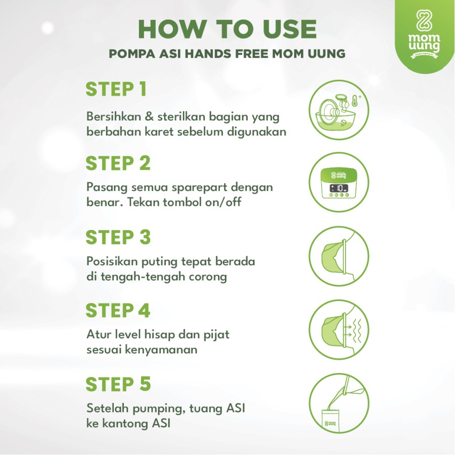 Mom Uung Handsfree Electric Breastpump 2
